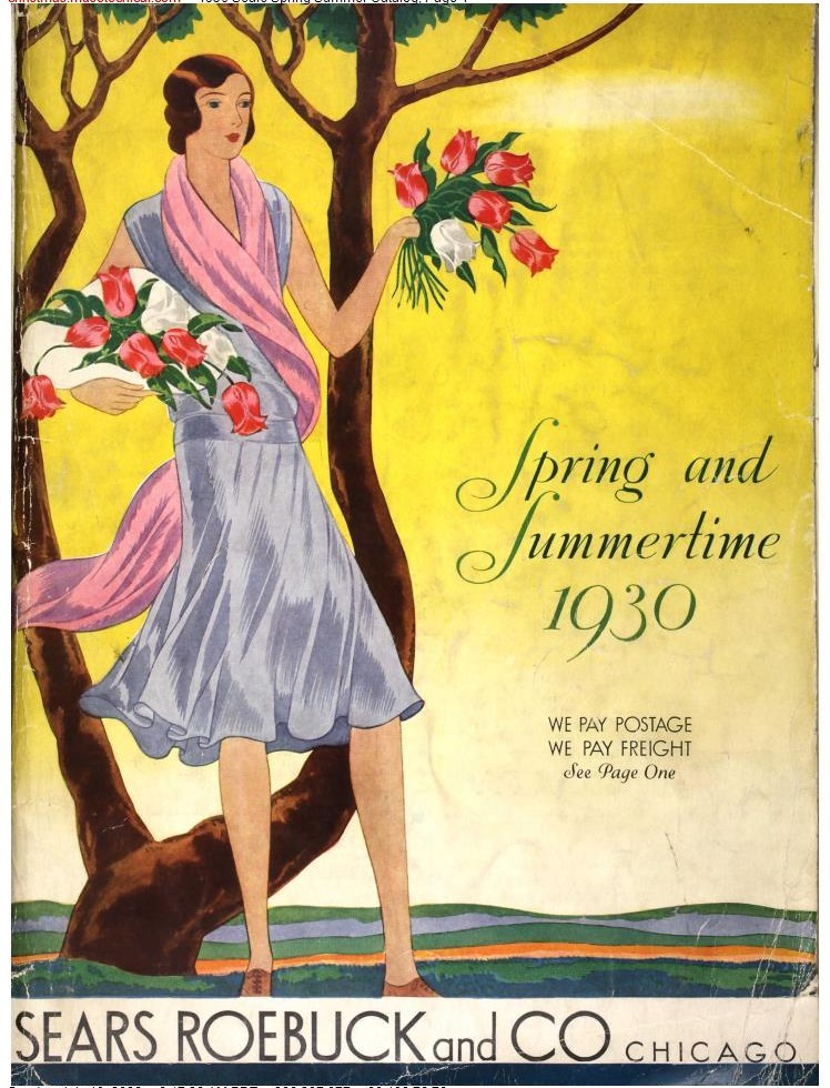 1930 Sears Spring Summer Catalog Cover