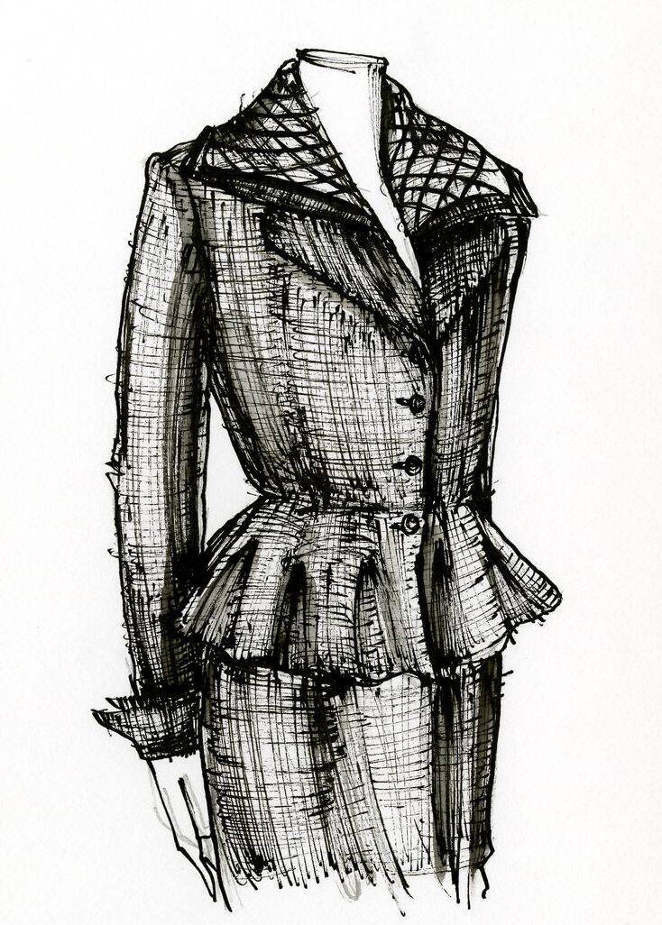 Peplum jacket
